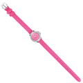 OROLOGIO QUARZO STRASS PELLE ROSA