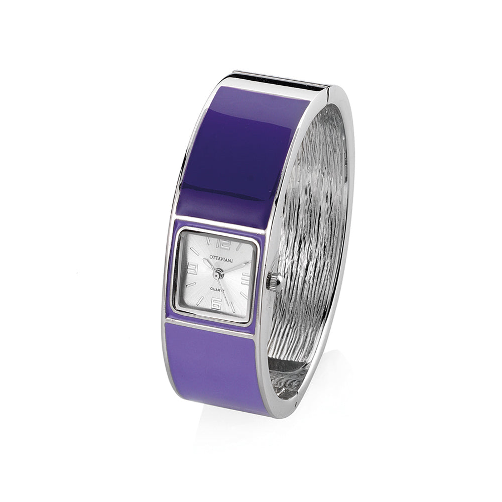 OROLOGIO QUARZO VIOLA LILLA BANGLE