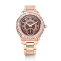 QUARZO ROSE GOLD C/QUADR.MARRONE,NUMERI ROMANI