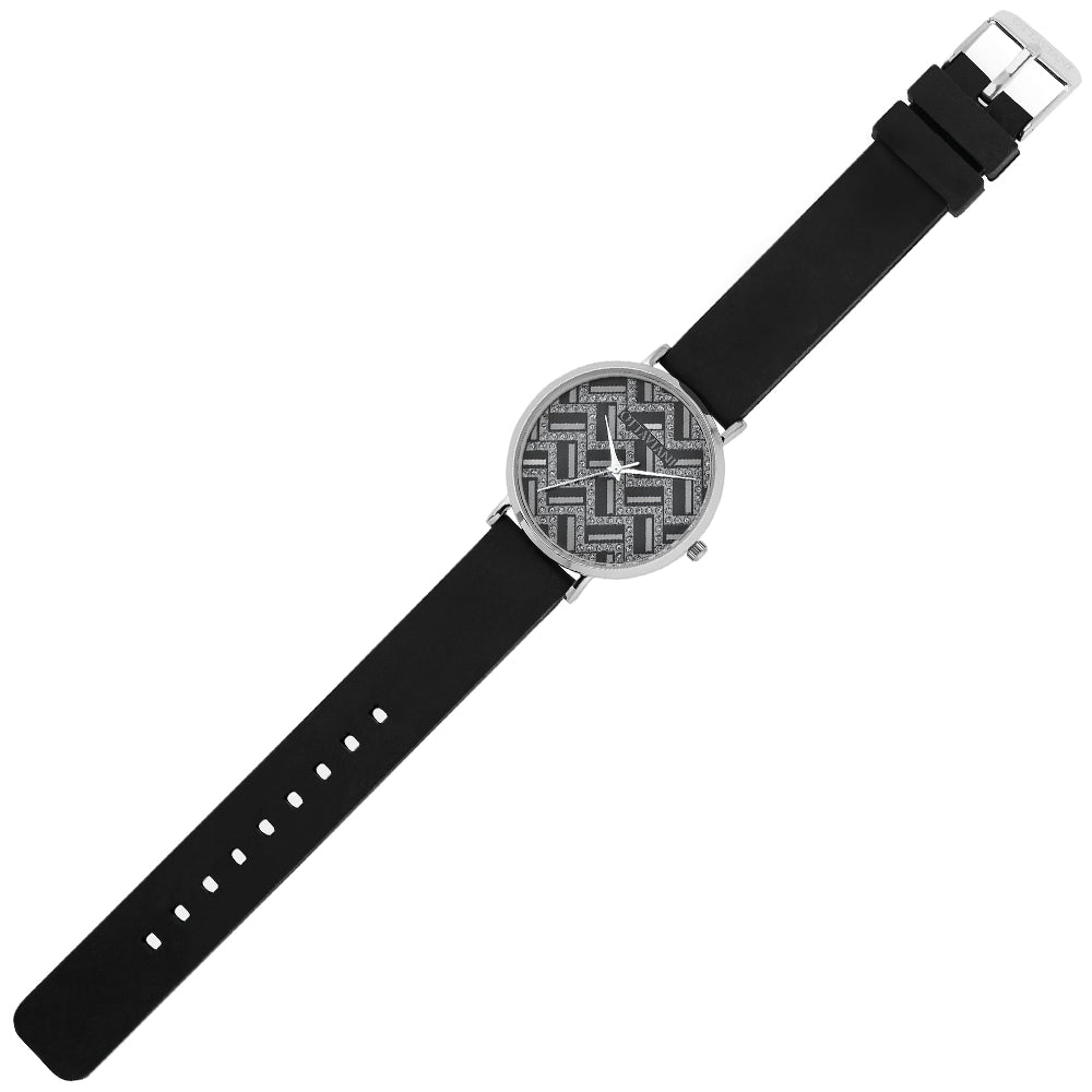 QUARZO ARGENTO SILICONE NERO