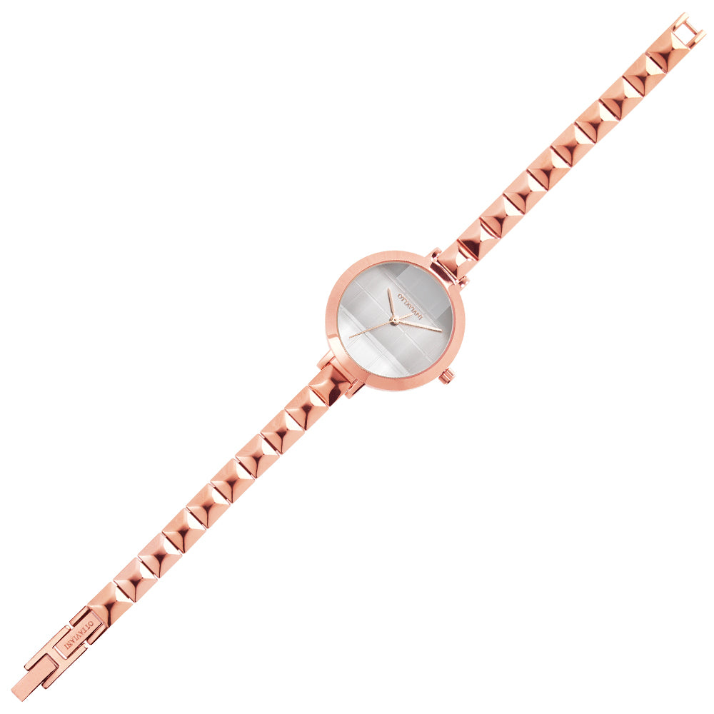 QUARZO ORO ROSA GEOMETRICO