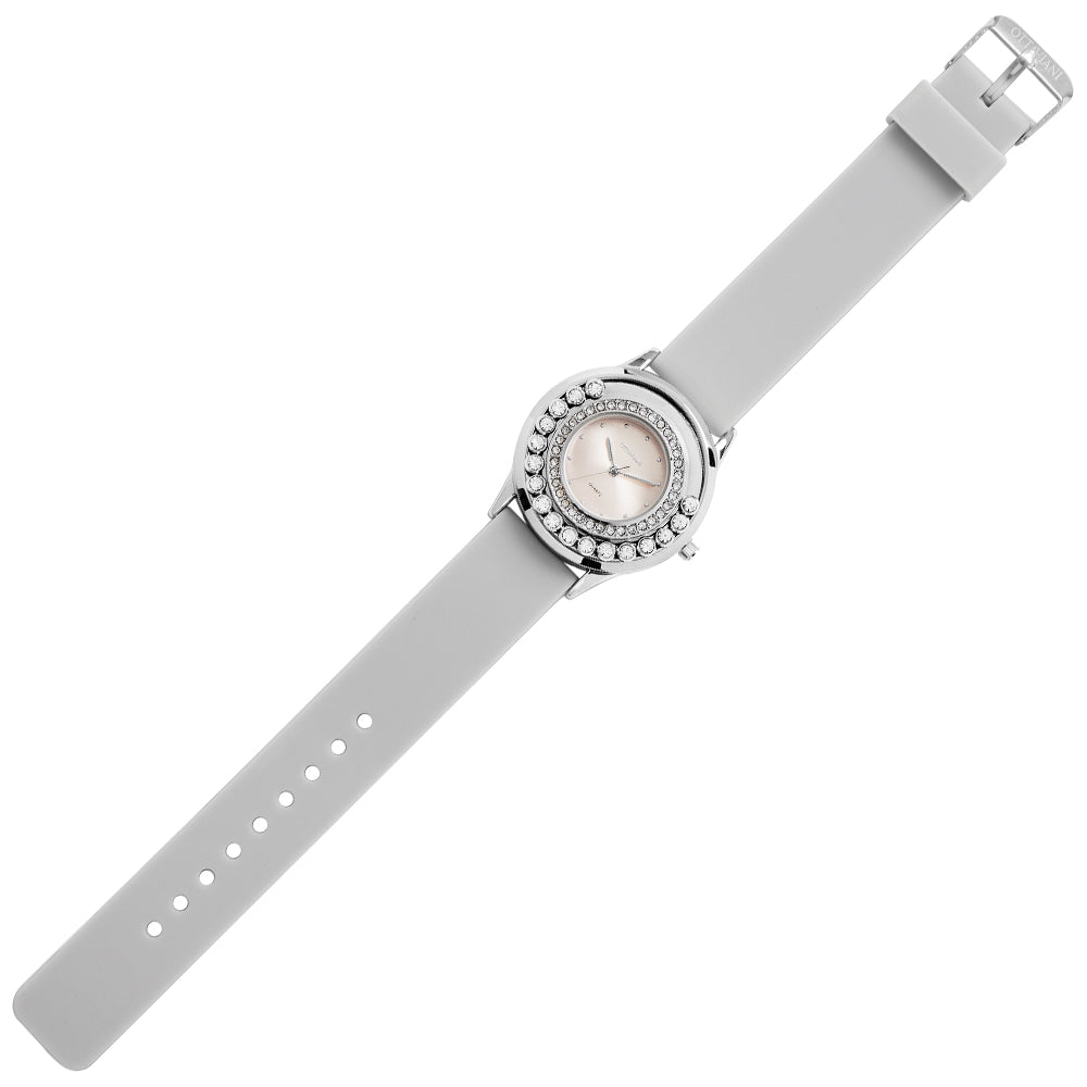 QUARZO CRISTALLI SILICONE GRIGIO