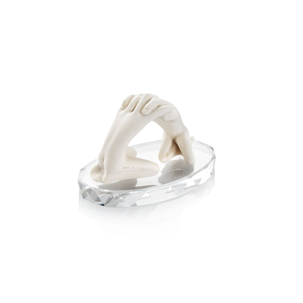 SCULTURA "ABBRACCIO" BIANCO MAT