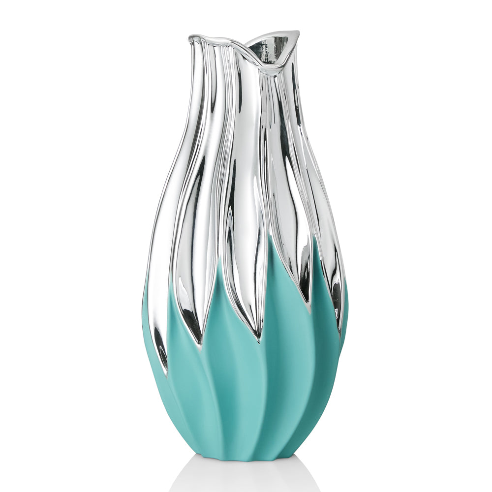 VASO "FLORA" ACQUAMARINA