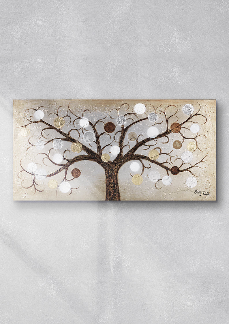 QUADRO SU TELA "ALBERO DELLA VITA" 120X60