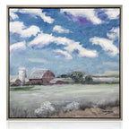 QUADRO "PAESAGGIO"CM 100X100 SUPERFICIE LUCIDA