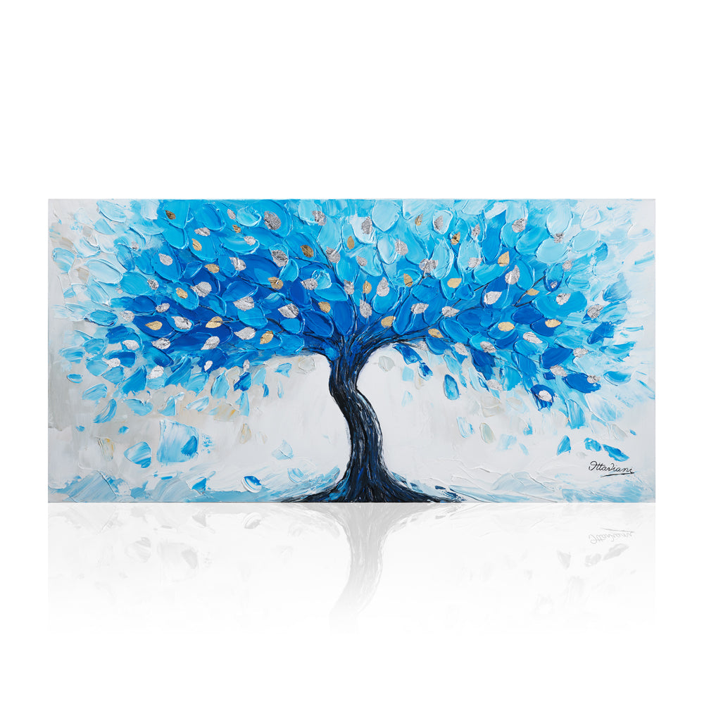 QUADRO SU TELA "ALBERO DELLA FELICITA'" 120X60