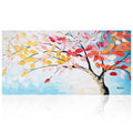 QUADRO SU TELA "ALBERO DEI SOGNI" 60X120 CM