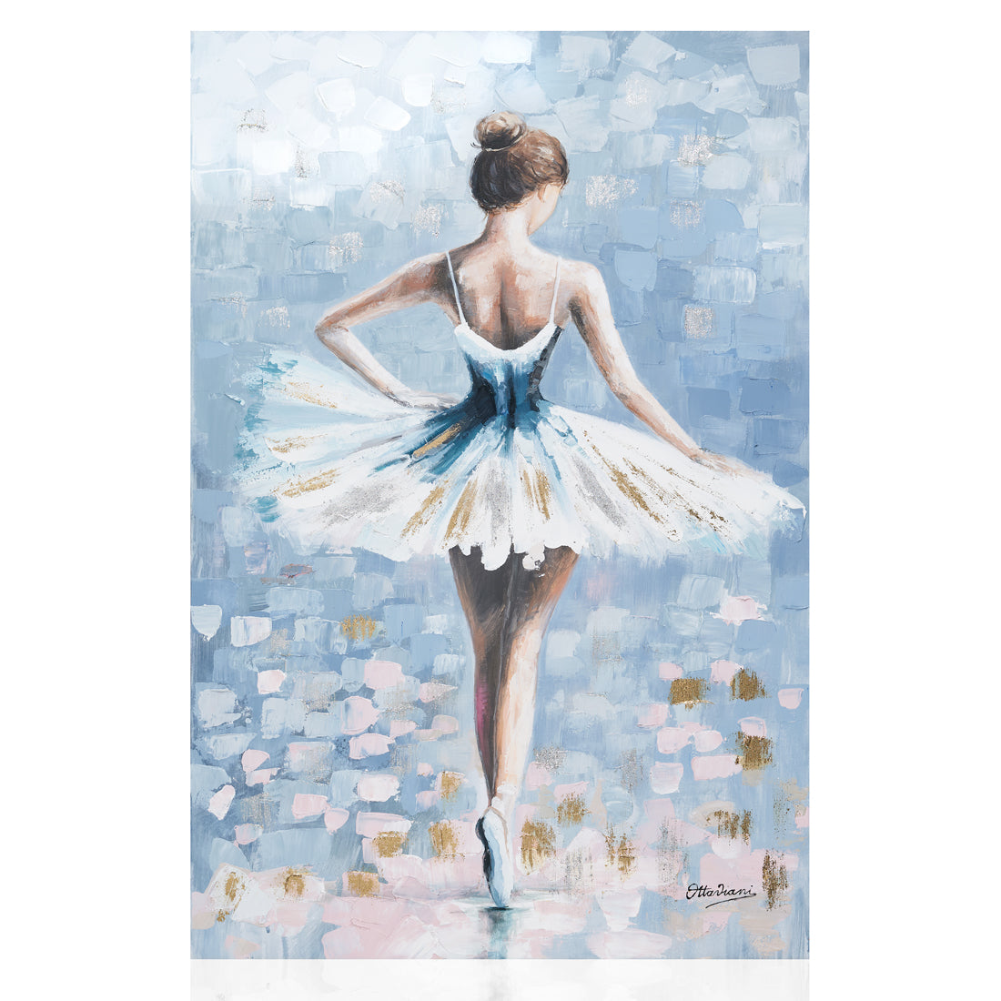 QUADRO SU TELA "BALLERINA" 80X120 CM