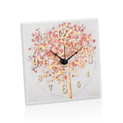 OROLOGIO "ALBERO BENAUGURALE" FOIL ORO 11X11