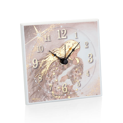 OROLOGIO AMORE STELLATO DORATO FOIL ORO 11X11