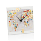 OROLOGIO PLANISFERO DORATO FOIL ARGENTO 11X11