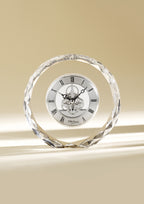 OROLOGIO IN CRISTALLO H. 15,5 CM
