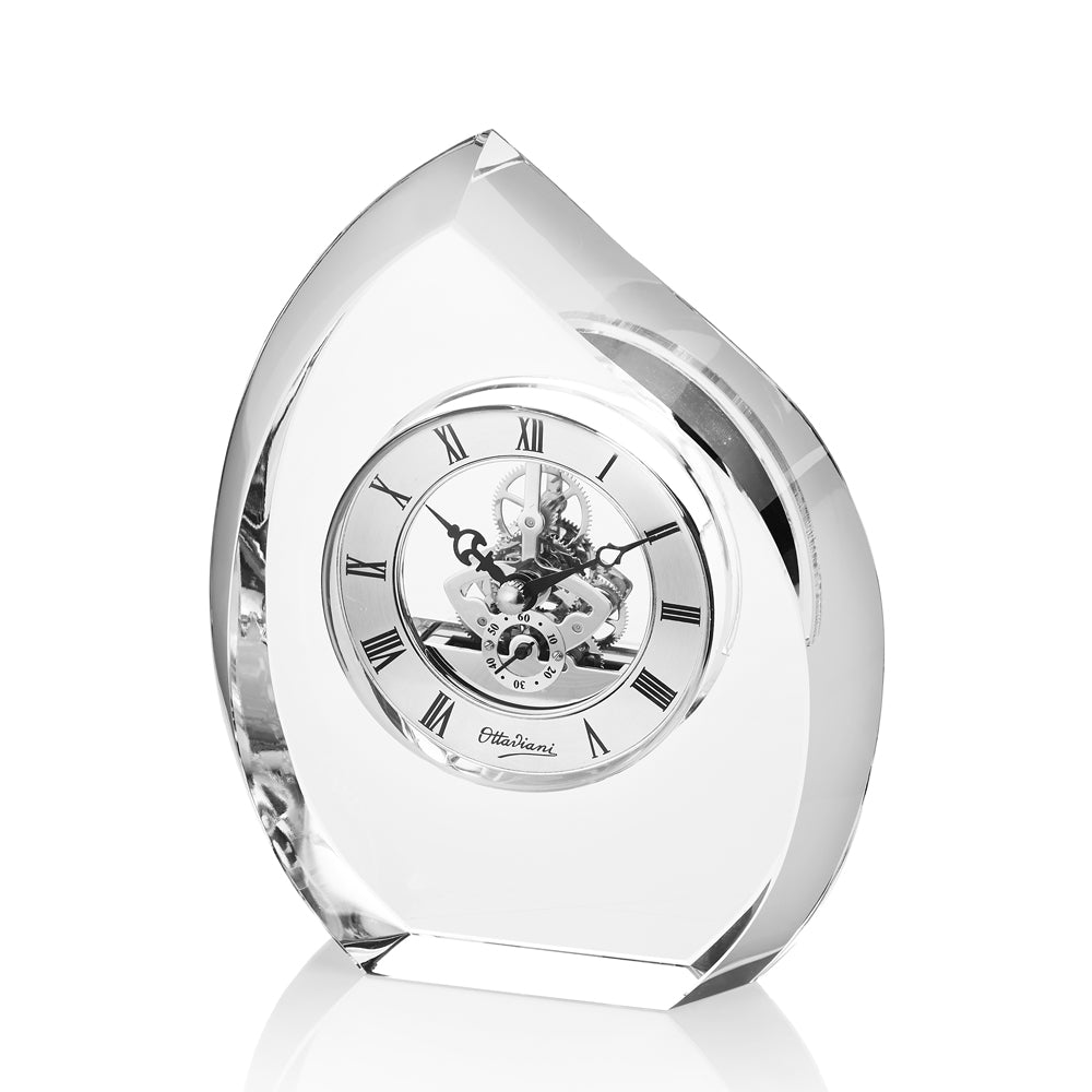 OROLOGIO IN CRISTALLO CM.15X5X18,5