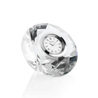 OROLOGIO IN CRISTALLO D. 8 CM