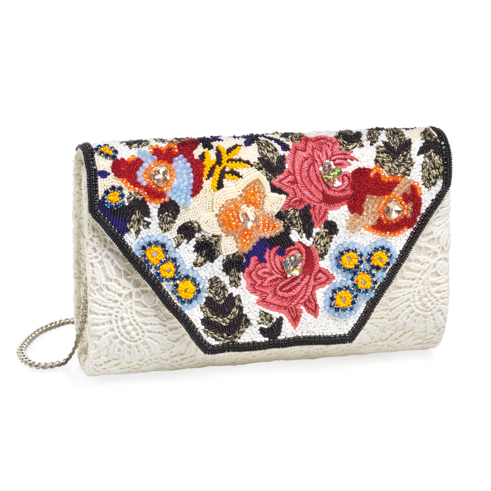 BORSA GIOIELLO RICAMI,CRISTALLI,PERLINE STRASS