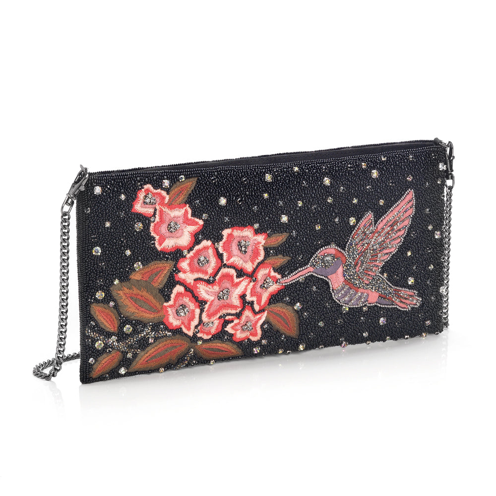 BORSA GIOIELLO CON CRISTALLI E PERLINE