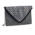 BORSA IN STOFFA CON GLITTER E MICRO PAILLETTES