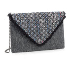 BORSA IN STOFFA CON GLITTER E MICRO PAILLETTES