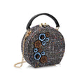 BORSA GIOIELLO CON PERLINE E CRISTALLI