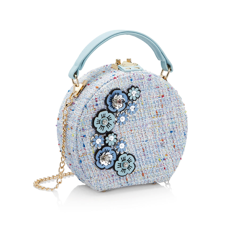 BORSA GIOIELLO CON PERLINE E CRISTALLI