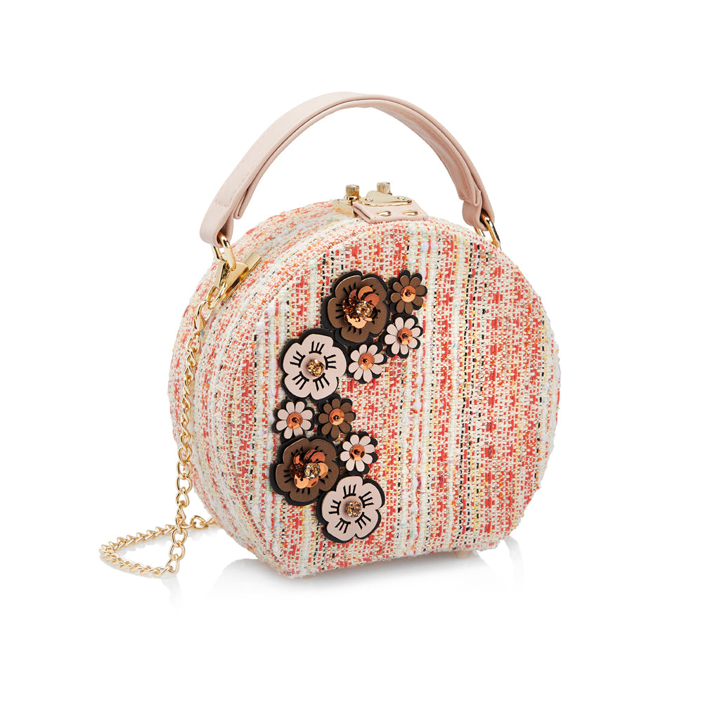 BORSA GIOIELLO CON PERLINE E CRISTALLI