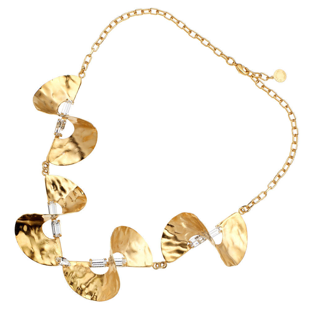 COLLANA DORATA CON CRISTALLI