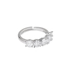 ANELLO RODIATO CON CUBIC ZIRCONIA