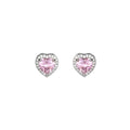 ORECCHINI RODIATI CON CUBIC ZIRCONIA