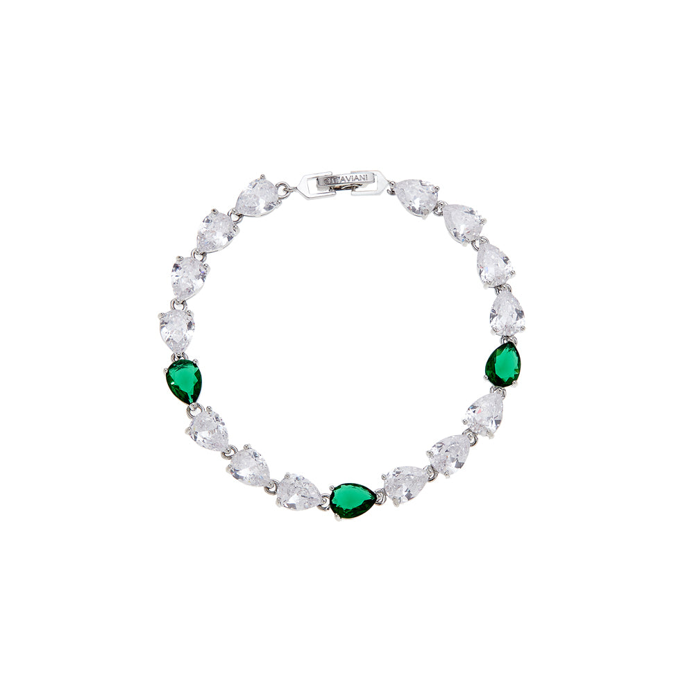 BRACCIALE RODIATO CON CUBIC ZIRCONIA