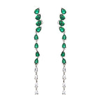 ORECCHINI RODIATI CON CUBIC ZIRCONIA
