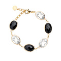 BRACCIALE DORATO CON CRISTALLI