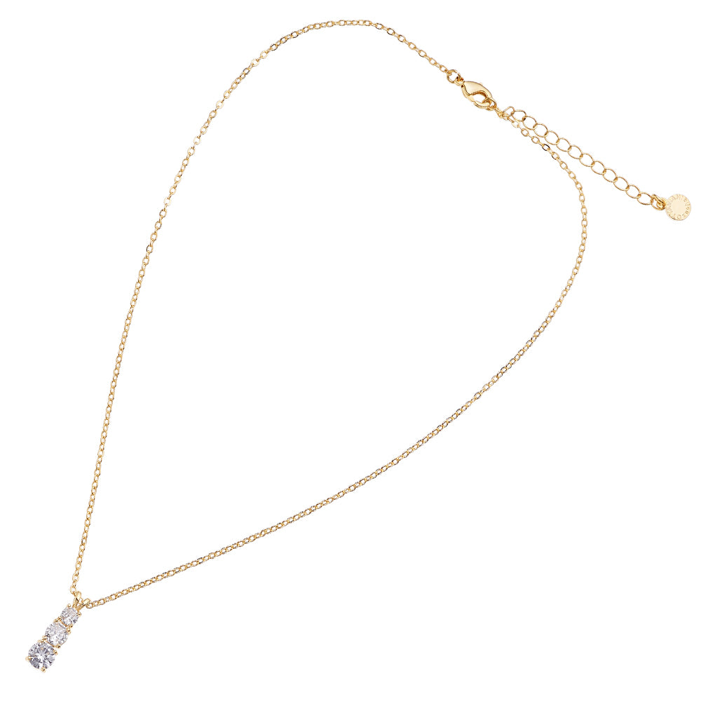 COLLANA DORATA CON CUBIC ZIRCONIA