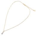 COLLANA DORATA CON CUBIC ZIRCONIA