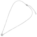 COLLANA RODIATA CON CUBIC ZIRCONIA