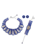 BRACCIALE CON AGATA E CRISTALLI