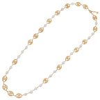 COLLANA DORATA CON PERLE