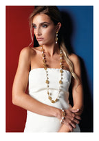 BRACCIALE DORATO CON PERLE