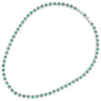 COLLANA RODIATA CON CUBIC ZIRCONIA