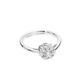 ANELLO RODIATO CON CUBIC ZIRCONIA