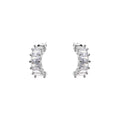 ORECCHINI RODIATI CON CUBIC ZIRCONIA