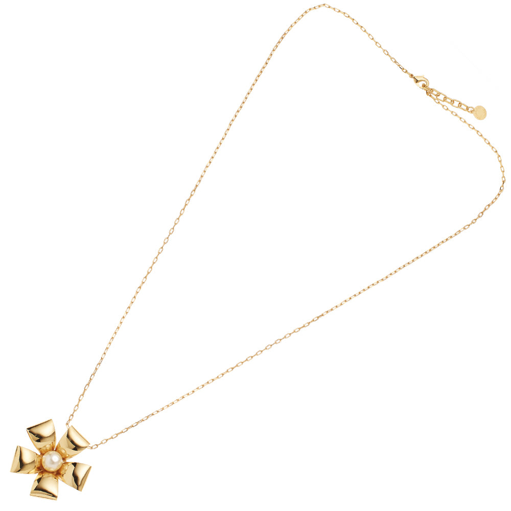 COLLANA DORATA CON PERLA