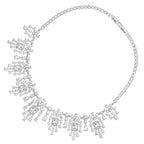 COLLANA RODIATA CON CUBIC ZIRCONIA