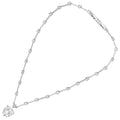 COLLANA RODIATA CON CUBIC ZIRCONIA