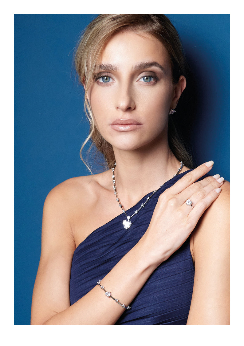 ORECCHINI RODIATI CON CUBIC ZIRCONIA