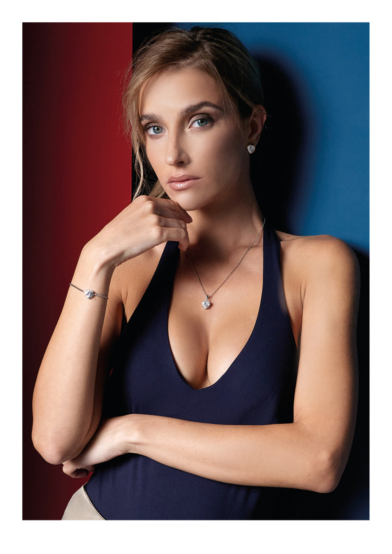 BRACCIALE RODIATO CON CUBIC ZIRCONIA