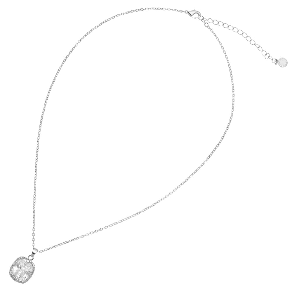 COLLANA RODIATA CON CUBIC ZIRCONIA