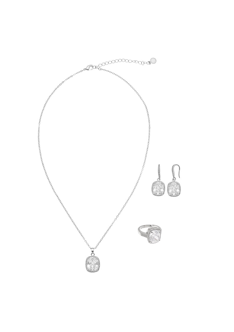 COLLANA RODIATA CON CUBIC ZIRCONIA