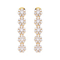 ORECCHINI DORATI CON CUBIC ZIRCONIA