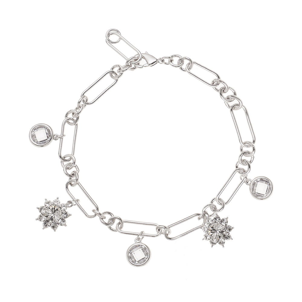 BRACCIALE RODIATO CON CUBIC ZIRCONIA